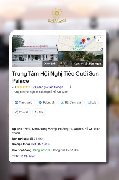 Khách hàng nói gì sau khi sử dụng dịch vụ tại Sun Palace