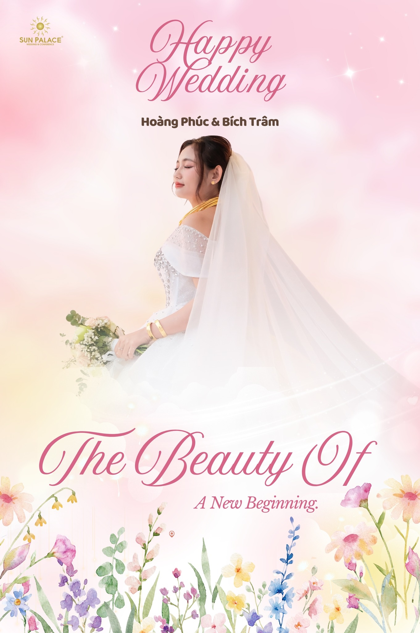 cô dâu bích trâm tuyệt đẹp trong bộ váy cưới