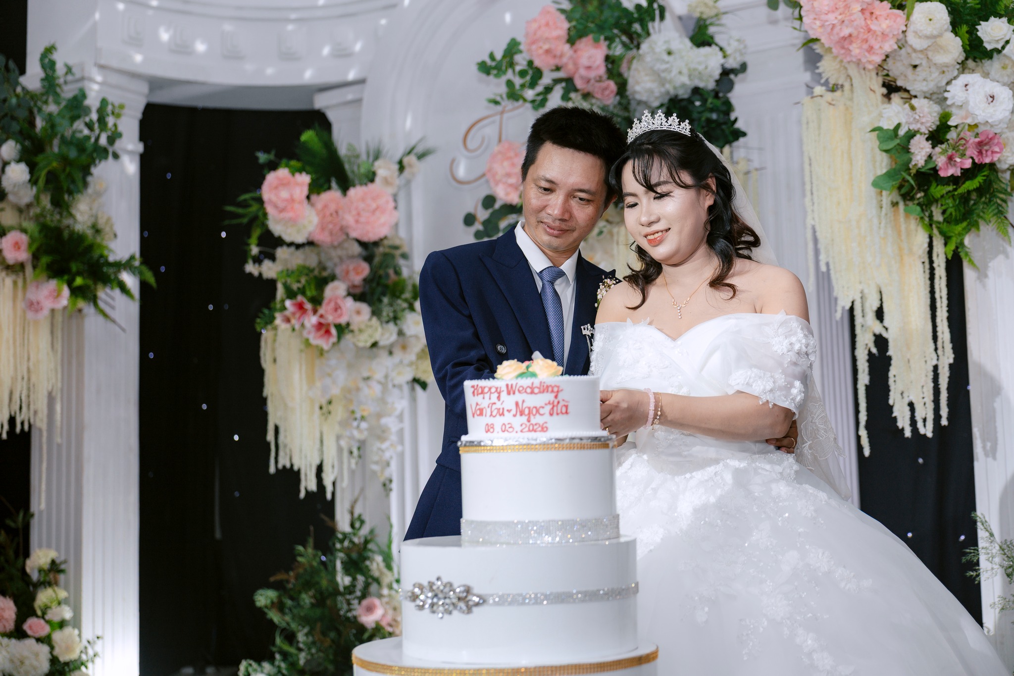 nghi thức cắt bánh tình yêu sun palace