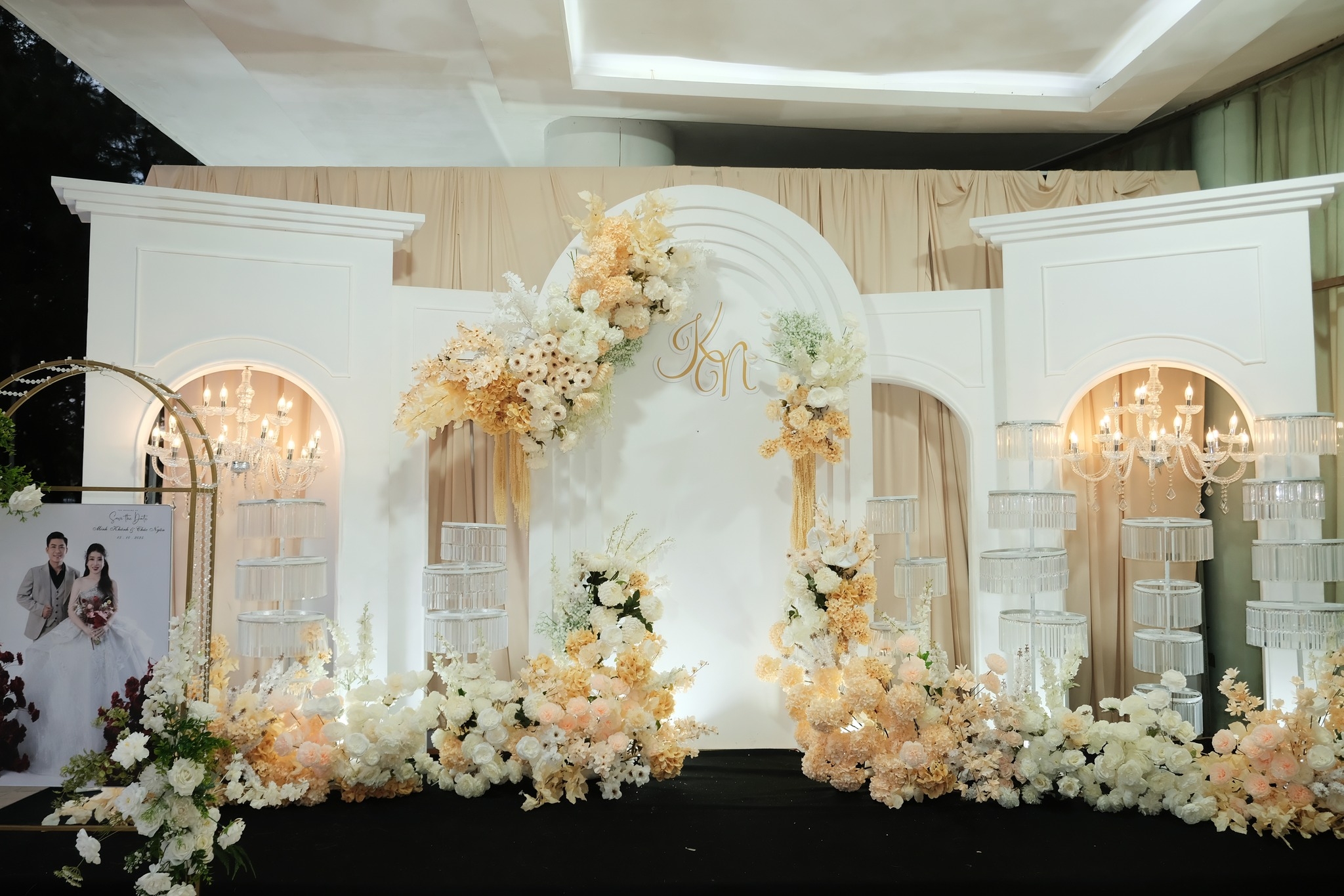 backdrop cưới tuyệt đẹp tại sun palace