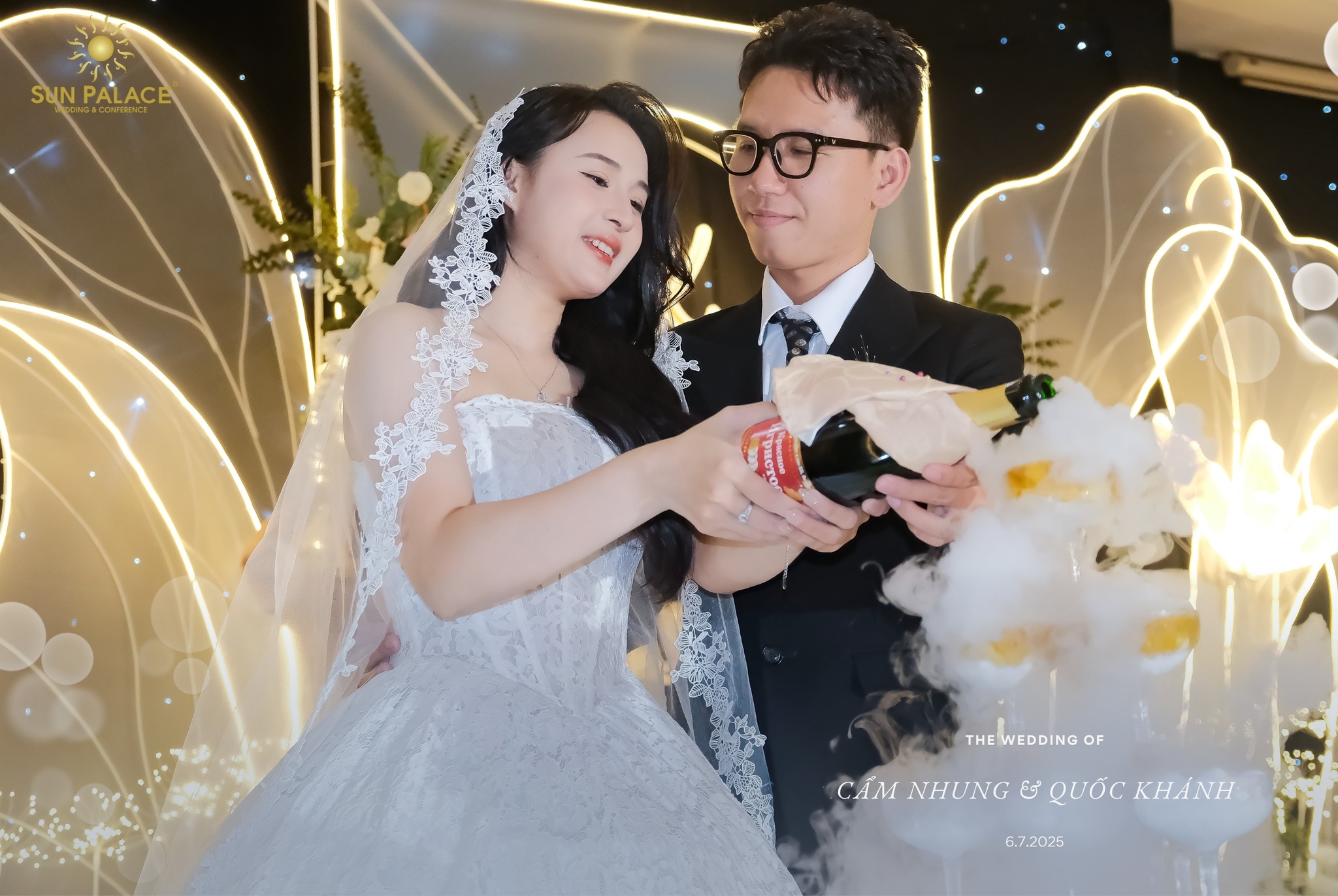 Tiệc cưới của Cẩm Nhung và Quốc Khánh tại Sun Palace